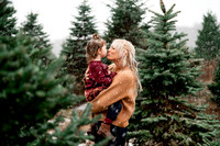Tree Farm Mini Session JOHNSON Family