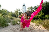 Haley Poe pink dress