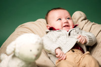 William 3 month photo shoot