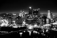 PITTSBURGH at night!!