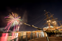 Tall Ships at Night 2016